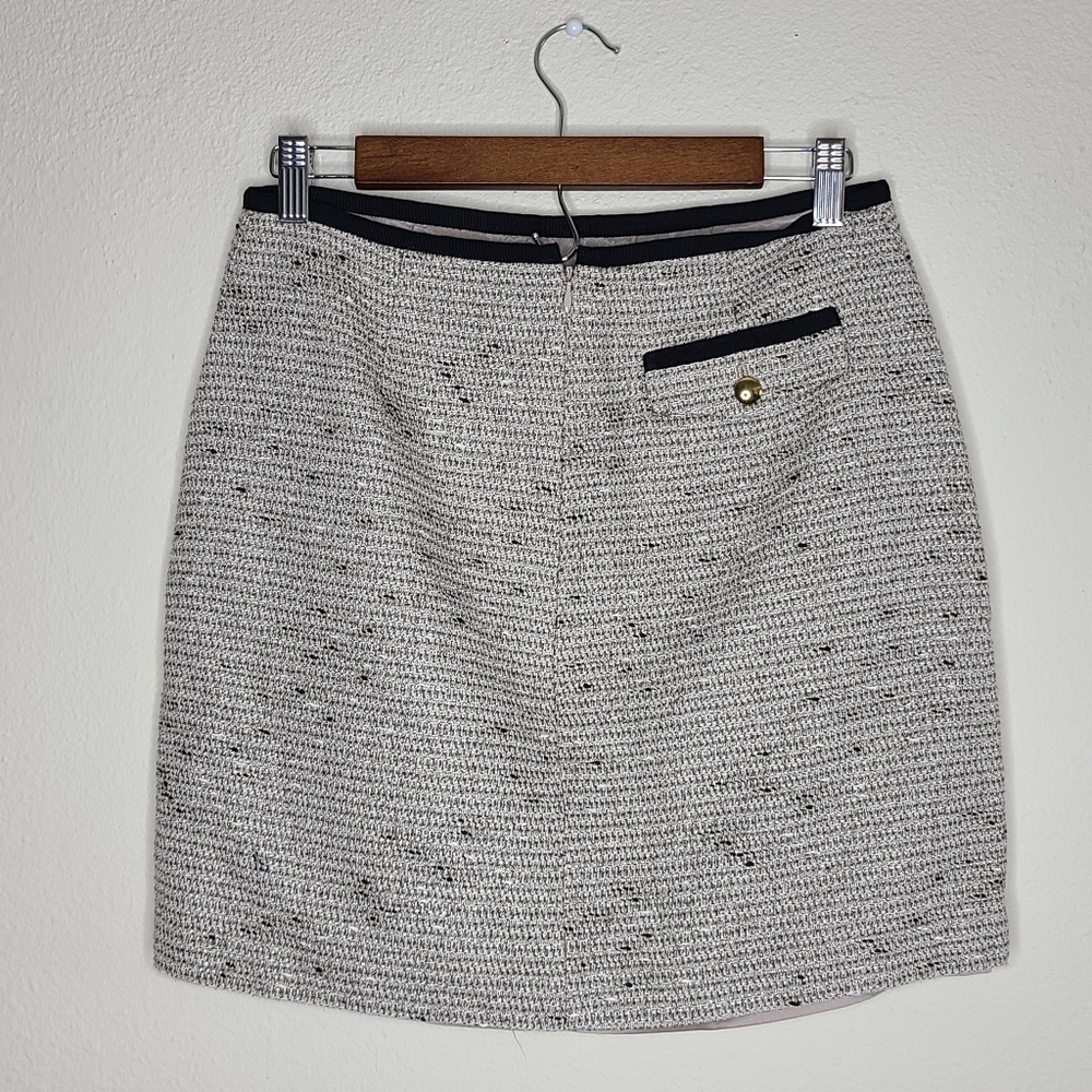 Banana Republic Cream Tweed Skirt - Picture 2 of 5